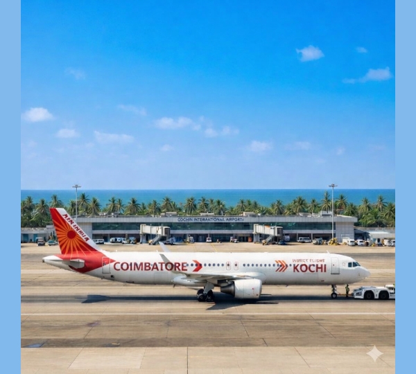 Coimbatore-Kochi-Flight