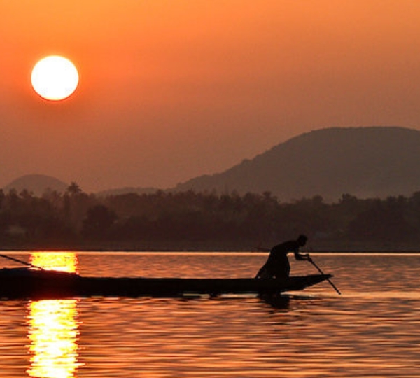 Sunset views by Kabini River