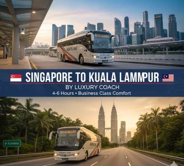Luxury Coach from Singapore to Kuala Lumpur (Malaysia)