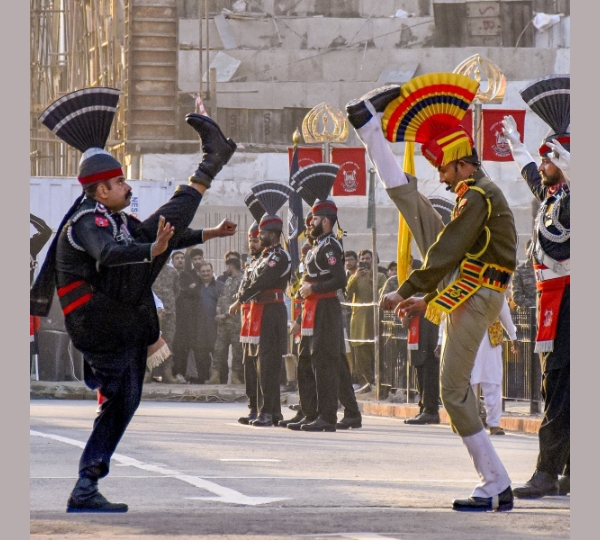 Wagah Border Beating Retreat Ceremony