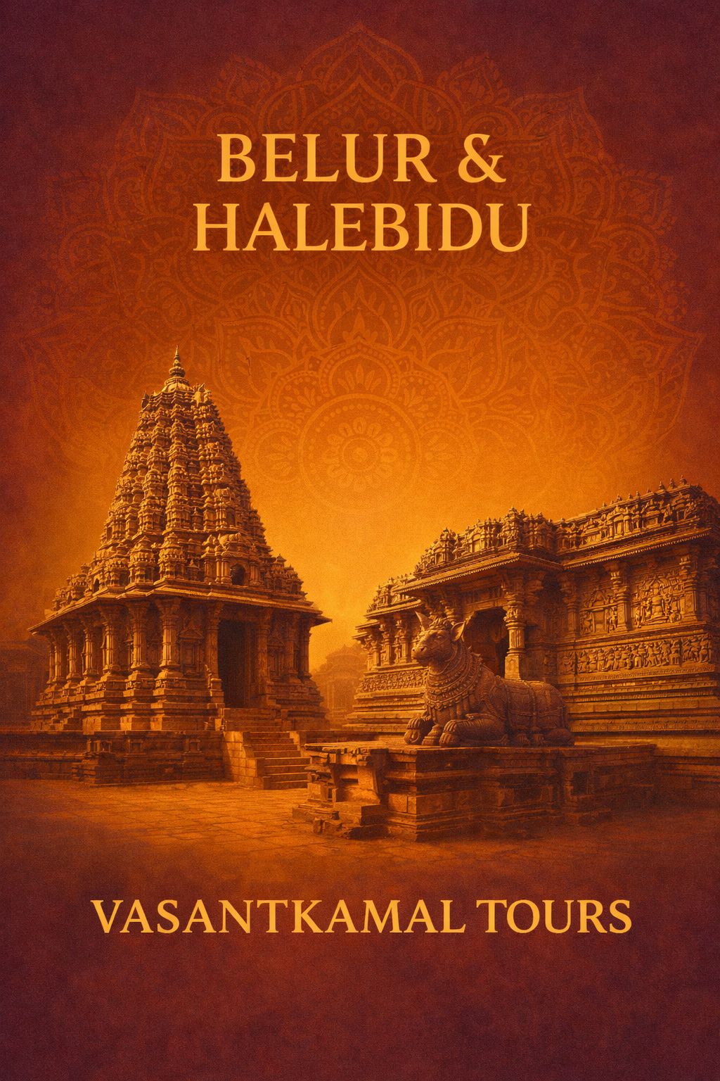 Explore the architectural wonders of Belur and Halebidu with our 2 days 1 night heritage tour from Chennai. Guided temple visits, comfortable travel & premium stay by Vasantkamal Tours.