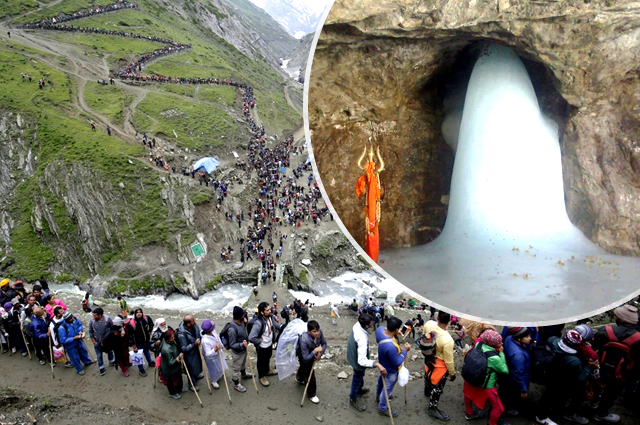 Coimbatore to Amarnath Yatra by flight including hotel, transfers and Amarnath cave darshan. Safe, well-planned & time-saving tour.