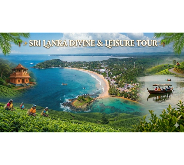 Sri Lanka 🌿🏖️ “Spiritual vibes, scenic hills & beach bliss – all in one perfect getaway!”