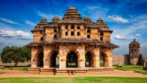 Hampi tour packages from Trivandrum – explore Vijayanagara ruins, stone chariot, Virupaksha temple, and UNESCO heritage sites.