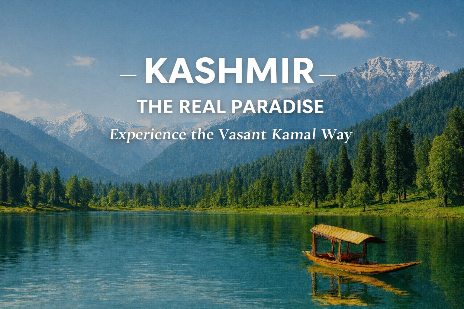 Book an 8 Days Kashmir Tour from Visakhapatnam covering Srinagar, Gulmarg, Pahalgam & Sonmarg. Enjoy Mughal Gardens, Gondola Ride, Shikara Ride & snow valleys.