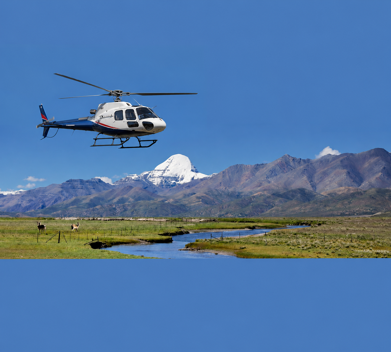 🚁 Helicopter Journey Over Himalayas