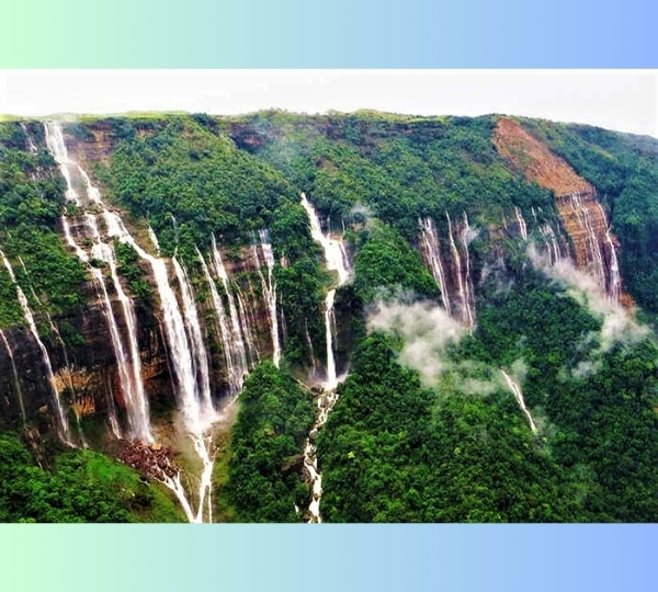 Cherrapunji, Seven Sisters Falls