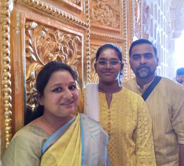 Happy Guest after Ram Lalla Darshan