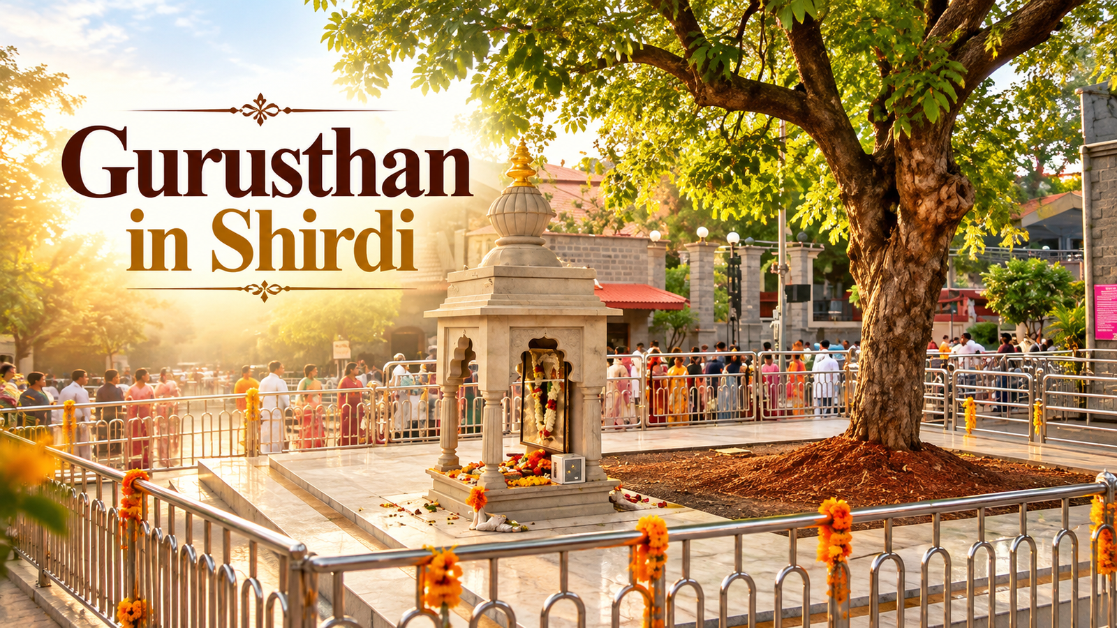 Gurusthan in Shirdi at Sunrise